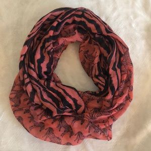 Zebra infinity scarf